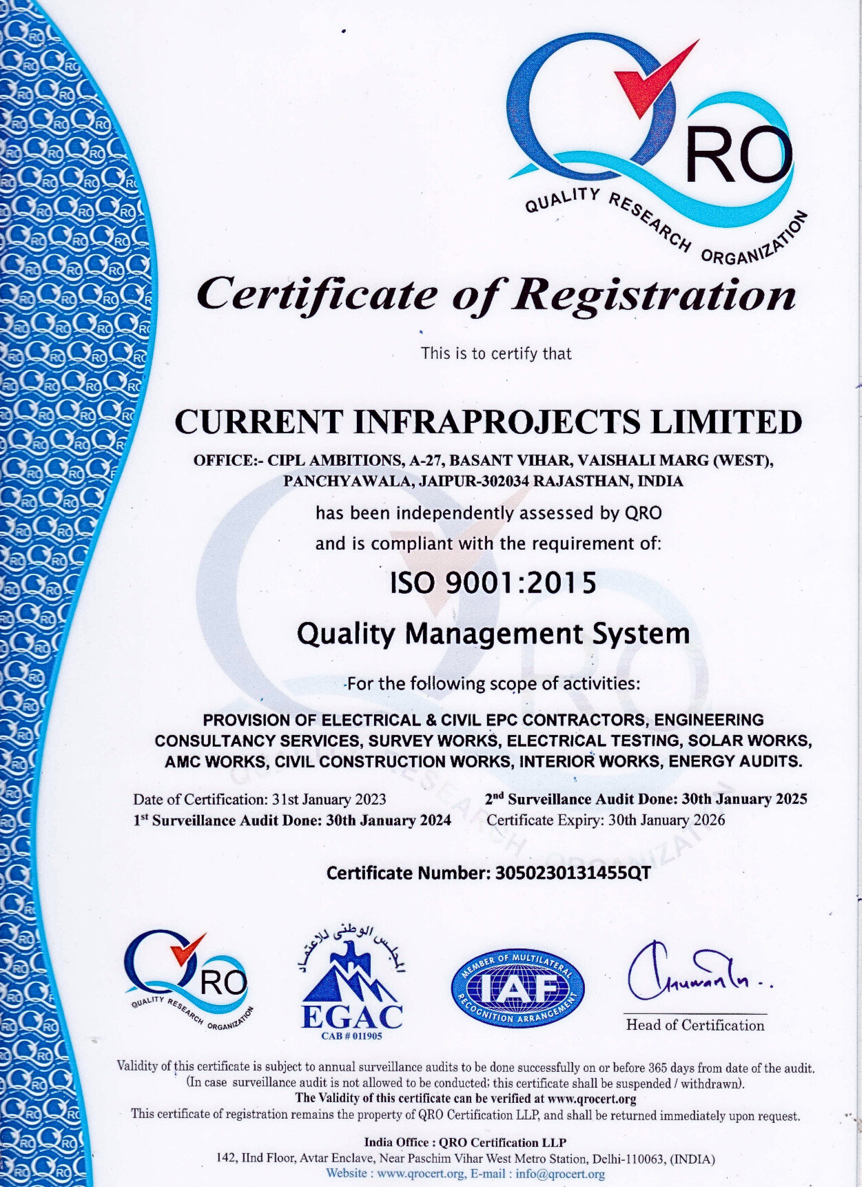 certificates