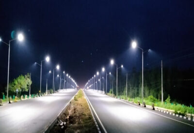 SITC Of Street lighting & Highmast Lighting Work from Anandpuram to Ranastlam