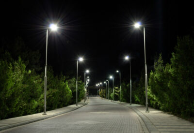 Providing and Erecting Street Light Poles, Cable and Wiring at Gondal